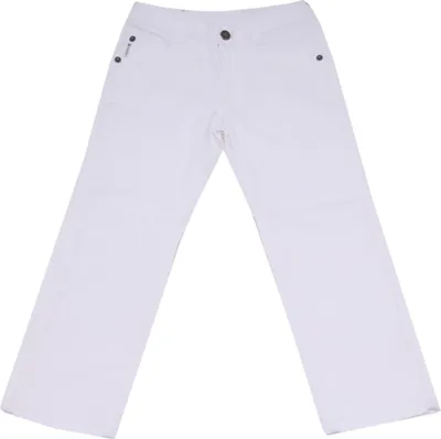 Obrázek produktu pro 9847U ARMANI JUNIOR bílé bavlněné dětské kalhoty