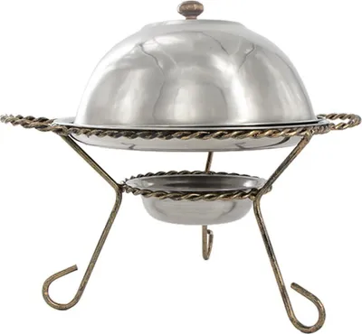 Produktbild von 28 cm Sadzh-Set - Schaschlikwärmer Speisenwärmer für Grillgut  Sadj