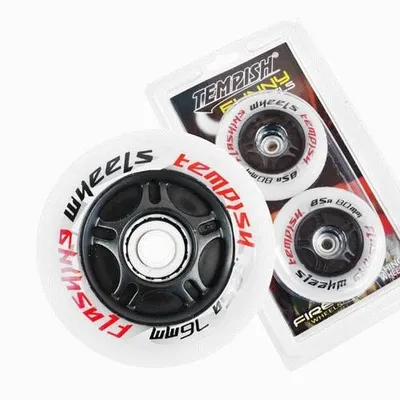 Produktbild von Leuchtende Rollen für Inlineskates, 76x24mm, Härte 85A, blau, Set aus 2 Stück