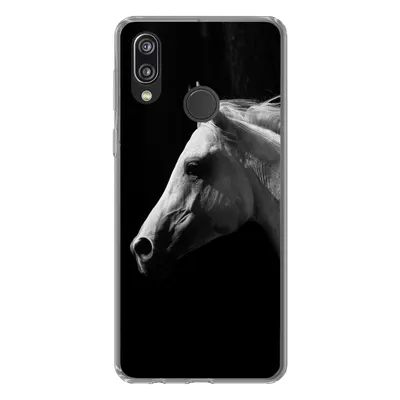 Produktbild von MuchoWow® Handyhülle Schutzhülle Hülle für Huawei P20 Lite (2020) Pferde - Tiere - Porträt Silikon Softcase Handy Hülle
