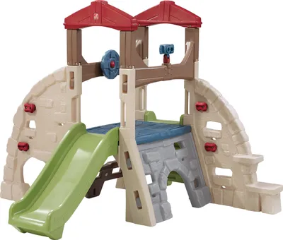 Image de Step2 Alpine Ridge Aire De Jeux Enfant Avec Toboggan Pour Enfants | Extérieur / Jardin