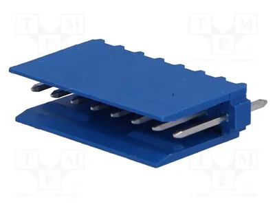 Productafbeelding van 1x stopcontact, pin: 8, 2,54 mm, doorgaande montage, mannelijk, 3A, 281695-8, signaalverbinding