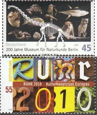 Produktbild von Briefmarken BRD (BR.Deutschland) 2010 Mi 2775,2776 (kompl.Ausg.) gestempelt 200 Jahre Museum für Naturkunde