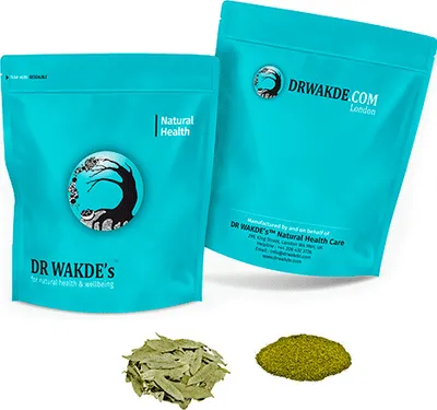 Produktbild von DR WAKDE'S Senna-Blattpulver (Cassia Senna) - 1 kg (2.2lb) | Rein, Raw & Getrocknetes Pulver | Ayurveda-Kräuter | Vegan | Nichts hinzugefügt, nichts