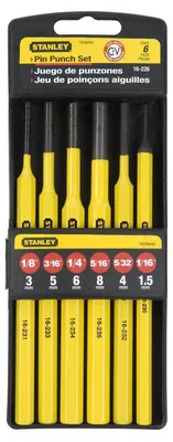 Obrázek produktu pro Sada průbojníků STANLEY - 6-dílná sada