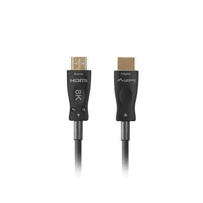 Image de Lanberg CA-HDMI-30FB-0200-BK LANBERG HDMI KABEL M/M V2.1 20M 8K SCHWARZ OPTISCH AOC