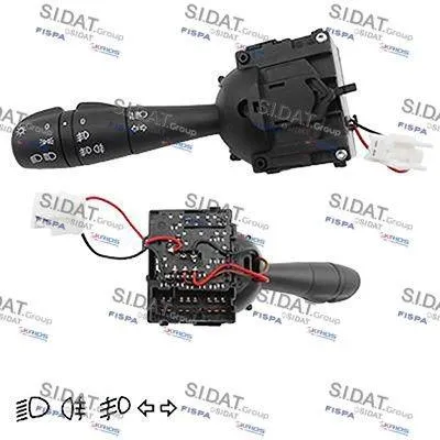 Produktbild von SIDAT 430252 Lenkstockschalter Kombischalter für RENAULT Clio IV Schrägheck (BH) Captur (J5, H5) für DACIA LOGAN II