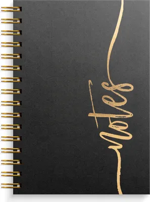 Produktbild von Burde Notizbuch Notes A5 (211x164x25mm), liniert, spiralgebunden, 300 Seiten, 70g Papier