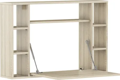 Obrázek produktu pro Závěsný skládací stůl Police Muse Household Office Wall Table Počítačový stůl Sonoma Oak