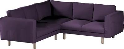 Produktbild von Dekoria Bezug für Norsborg 4-Sitzer Ecksofa, violett, Norsborg 4-Sitzer Ecksofabezug