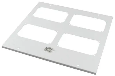 Zdjęcie produktu dla Podstawa/pokrywa Eaton dla kołnierzy F3A, dla WxD = 800 x 400 mm, IP55, szara 284322