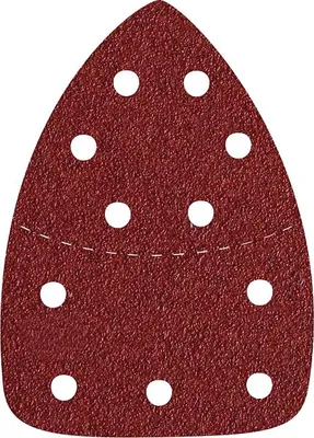 Image de Papier abrasif delta, velcro, paquet de 10, 149x105mm, P80