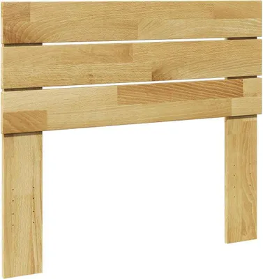 Image de Tête de lit 75 cm bois massif de chêne
