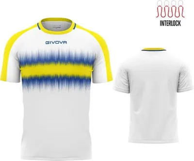 Produktbild von Sport-T-Shirt Givova Radio Gelb-Königsweiß - M