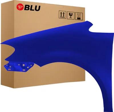 Image de BLU Aile Compatible avec VW Volkswagen Touran 1T2 LL5M Gauche Blau IndienBlau | 2007-2010 | Avant | Peint| Prêt à Monter | Acier