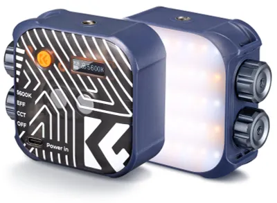Produktbild von K&F CONCEPT Pocket-LED-Videoleuchte, magnetisches LED-Fuelllicht, Videokonferenzbeleuchtung, CRI96+ 2500K-9900K, dimmbar, 15 Lichteffekte fuer Vlog-Selfie-Live-Streaming-Fotografie