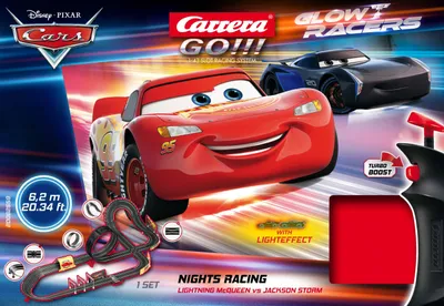 Obrázok produktu pre Carrera GO!!! - Disney Pixar Autá - svietiace pretekári 62559