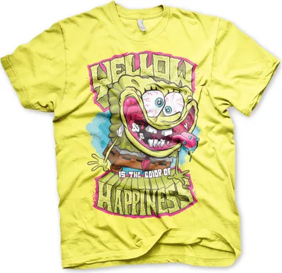 Produktbild von Yellow Is The Color Of Happiness T-Shirt - Medium - Yellow