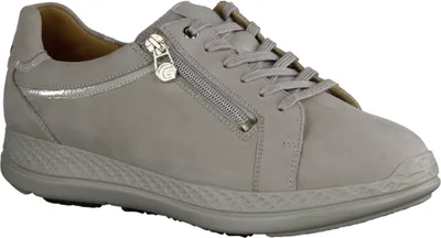 Produktbild von Ganter Karla Luise 2099126700 Damen Schnürschuh, Leder, Hellgrau, sensitiv - Damenschuhe Bequeme Schnürschuhe, Grau, leder (softnubuk)