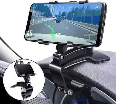 Imagen del producto de Soporte multifuncional para teléfono móvil, apto para el interior del coche, tablero, espejo retrovisor y sistema de navegación, color