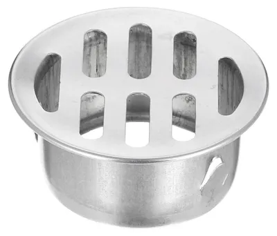 Produktbild von Bodenablauf Duschablauf 44 mm, Flacher Edelstahl Ablaufdeckel, Runder Badablauf mit Verstopfungsschutz für Badezimmer, Dusche, Küche, Balkon, Außenbereich
