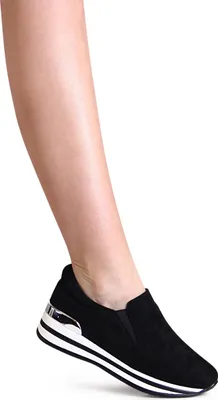 Produktbild von topschuhe24 2964 Damen Plateau Slipper Keil Halbschuhe , Farbe:Schwarz, Größe:39 EU