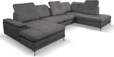 Produktbild von FurMeb24 - Ecksofa FOX U  - LINKE SEITE , Sofa mit  Bettk€sten und Schlaffunktion - VENA 08