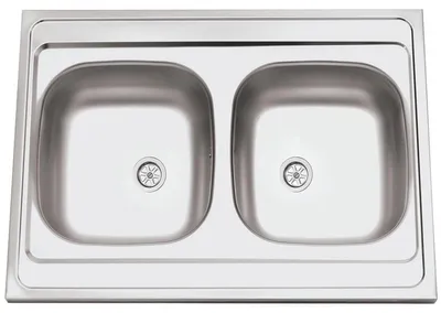 Obrázok produktu pre Nerezový drez Sinks CLP-A 800 DUO M, matný povrch - hrúbka 0,5mm