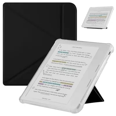 Productafbeelding van Beschermhoesje 7 inch eReader met Auto Sleep/Wake en standaard - Geschikt voor Kobo Libra