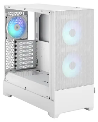 Imagen del producto de Fractal Design FD-C-POR1A-01 Geh FRACTAL DESIGN Pop Air RGB White TG Clear Tint