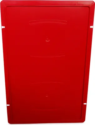 Produktbild von 1 Stück Deckel für Gemüsekiste, Eurofleischerkiste, Stapelbox E1 E2 E3 rot (1xDeckel rot)