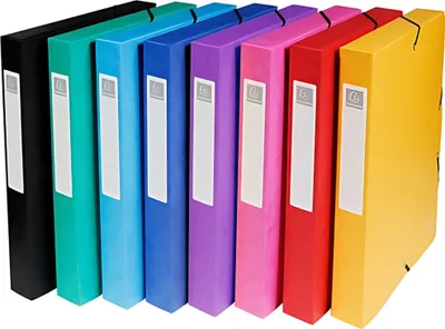 Produktbild von Exacompta 50400E, Mehrfarben, A4, 250 x 330 x 40 mm