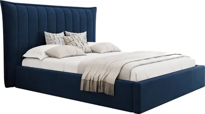 Produktbild von MIRJAN24 Polsterbett Lilkus, Doppelbett mit Bettkasten mit zwei Kammern, Ehebett, Lattenrost (Farbe: Kronos 09, Größe: 160x200 cm)