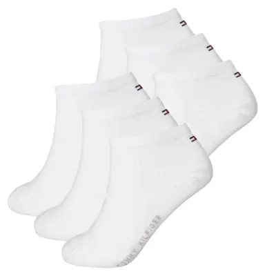 Image de Tommy Hilfiger - Chaussettes pour homme (lot de 6) NA1082 (48 EU - 50,5 EU) (Blanc)