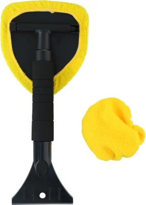 Produktbild von Dunlop Eiskratzer auto mit Besen - Teleskopstange 32 bis 49 CM - Softgrip - Inkl. 2 Mikrofasertücher