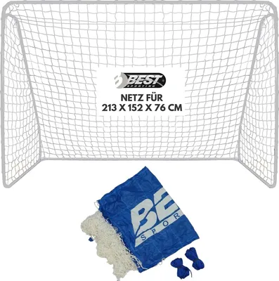 Produktbild von Best Sporting Tornetz für Fußballtor mit den Abmessungen 213 x 152 x 76 cm