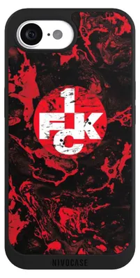 Produktbild von NIVOCASE Handyhülle für Apple iPhone 17e  Hülle NIVOpure Case Schwarz 1. FC Kaiserslautern 1. FCK Logo