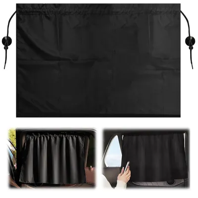 Immagine prodotto di Set di 2 tende parasole per auto, adatte per i finestrini laterali, dimensioni 66,5 x 47 cm, con protezione UV