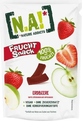 Produktbild von N.A! Nature Addicts Frucht Snack Erdbeere 35g