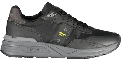 Produktbild von Herren-Sportschuh Schwarz mit Kontrasten und Applikation