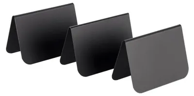 Produktbild von APS 11 Tischaufsteller, 10er-Set, PVC, 7,5 x 3,5 cm, Höhe 5 cm