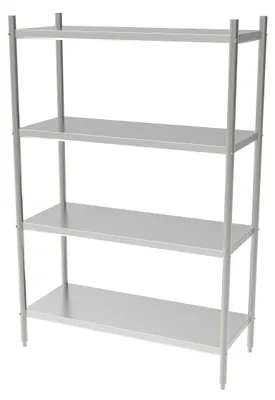 Obrázok produktu pre Policový systém Combisteel so 4 policami z chrómovanej ocele 1500x500x1800 mm