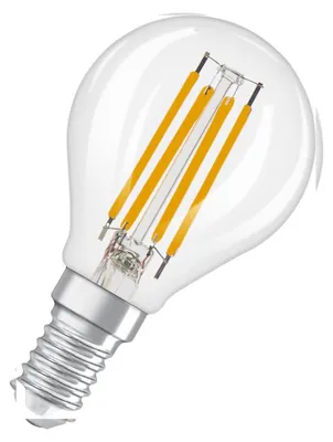 Produktbild von OSRAM OSR LED Tropfen E14 3,4W klar 351885 4099854444814