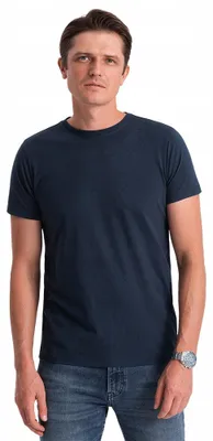 Zdjęcie produktu dla T-shirt Basic męski granatowy