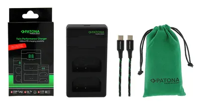 Obrázek produktu pro Rychlonabíječka Dual Panasonic DMW-BLF19 +kabel