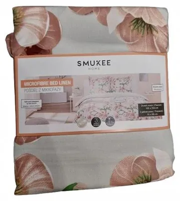 Obrázek produktu pro Smukee, sada povlečení z mikrovlákna, květinový vzor, 160x200 cm