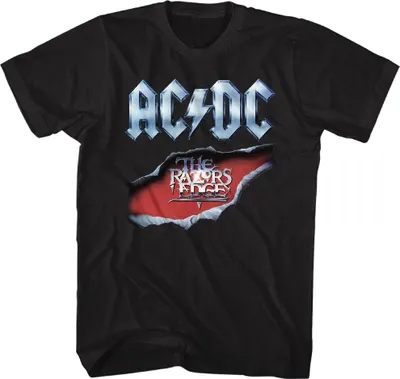 Produktbild von AC/DC - "The Razors Edge" T-Shirt für Herren/Damen Uni RO856 (XXL) (Schwarz)