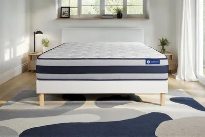 Produktbild von Actimemo ergo matratze 80x190cm + Bettgestell mit lattenrost , Härtegrad 4 , Memory-Schaum , Höhe : 24 cm
