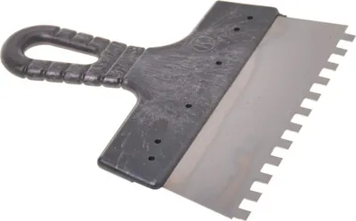 Produktbild von Aqbau® Zahnspachtel Kleber-Spachtel Breitspachtel Spachtel Edelstahl 200mm 8x8