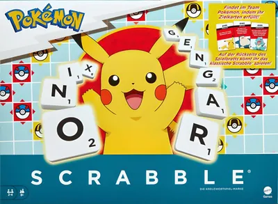 Produktbild von Mattel GmbH Scrabble Pokemon (D) 1